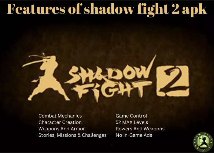 Features of shadow fight 2 apk