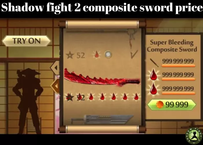 Shadow fight 2 composite sword price